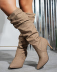 Point Toe Stiletto Boots