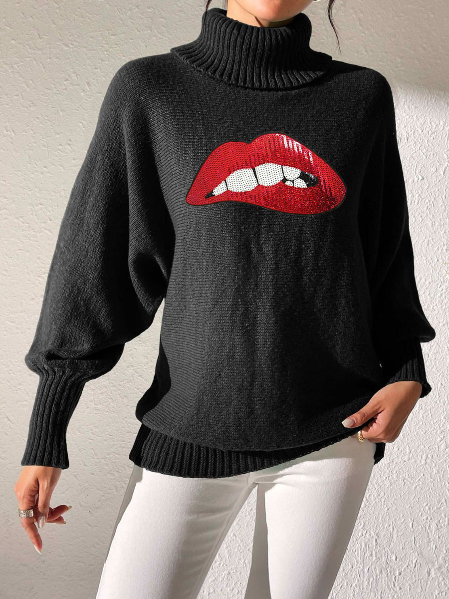 Hey Lover Lover Turtleneck Sweater