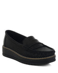 Croyda Fringed Nubuck Loafers