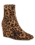 Yara Microfiber Wedge Sock Boots