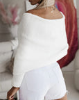 Wrap me in Beauty Long Sleeve Cropped Reversible Sweater