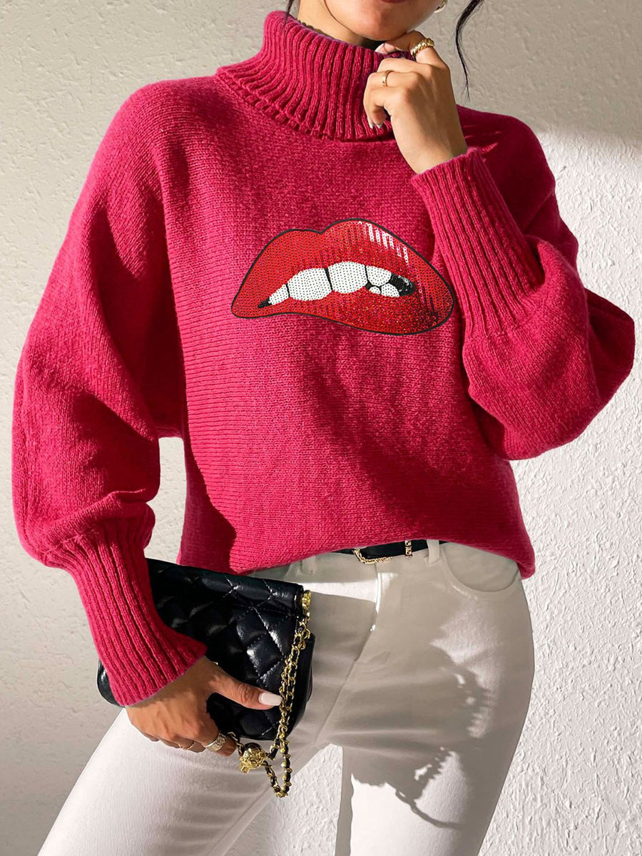 Hey Lover Lover Turtleneck Sweater