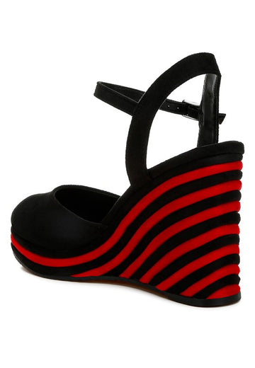 Manifest Dual Tone Wedge Sandals