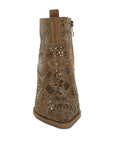 Omishi Stud Embellished Ankle Boots