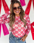 PREORDER: Valentines Dress It Up Mesh Tops