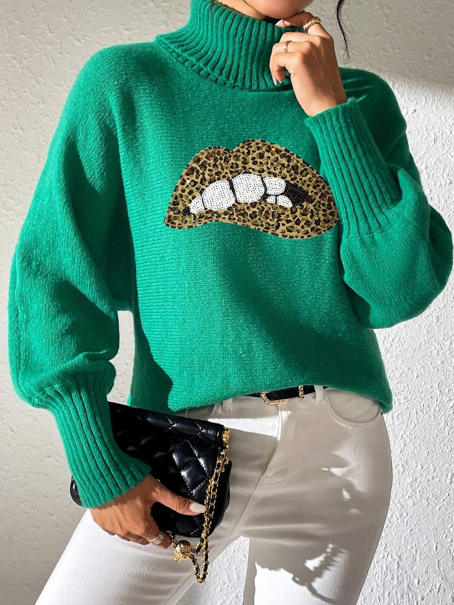 Hey Lover Lover Turtleneck Sweater