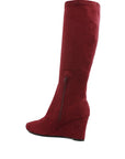 Tulsha Microfiber Wedge Heel Boots