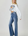 RISEN High Waist Jeans with Pockets