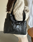 Polyester Tote Bag with Zipper