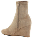 Yara Microfiber Wedge Sock Boots