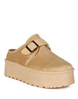 Ryeson Buckle Strap Platform Classic Slip-On