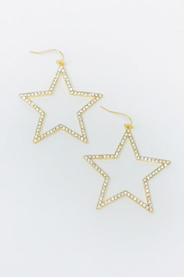 Seriously Stellar Earrings, Gold