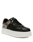 Scouts Metallic Paneling Platform Sneakers