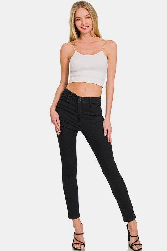 Zenana High Rise Skinny Jeans with Pockets