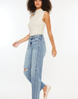 Kancan Ultra High Rise Distressed Straight Jeans