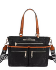 Nicole Lee USA Multi-Compartment Convertible Tote Bag