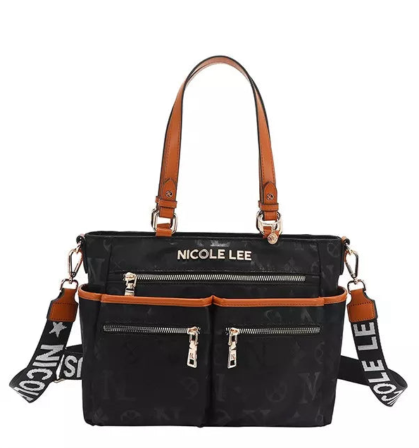 Nicole Lee USA Multi-Compartment Convertible Tote Bag