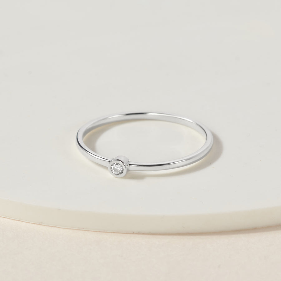 Dainty CZ Ring