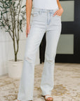Alyse Mid Rise Destroy & Fray Hem Bootcut