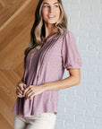 Best Chance Pleat Front Blouse