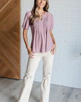Best Chance Pleat Front Blouse