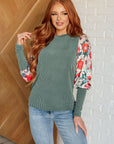 Better Than Usual Floral Detail Top