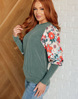 Better Than Usual Floral Detail Top