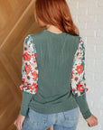 Better Than Usual Floral Detail Top