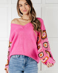 Can't Stop this Feeling V-Neck Knit Sweater