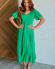 Catch a Cloud and Pin it Down Smocked Bodice Dress