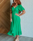 Catch a Cloud and Pin it Down Smocked Bodice Dress