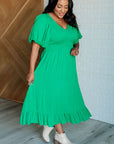 Catch a Cloud and Pin it Down Smocked Bodice Dress