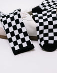 Check Yo'Self Quarter Socks