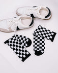 Check Yo'Self Quarter Socks