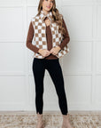 Check it Out Checkered Fleece Vest