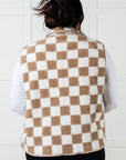 Check it Out Checkered Fleece Vest