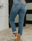 Colette Mid Rise Boyfriend Classic Cuffed