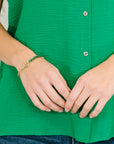 Esmeralda Toggle Bracelet in Green