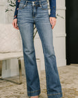 Eva High Waist Flare Tummy Control Double Button WB