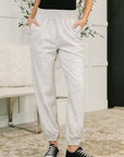 Every Second, Every Hour Jogger Bottoms in Heather Grey