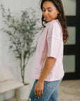 Exactly My Type Paisley Floral Applique Top