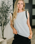 Exceeding Expectations Ruffled Sleeve Blouse