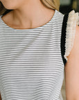 Exceeding Expectations Ruffled Sleeve Blouse