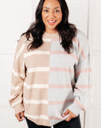 Exceptional Thought Striped Patchwork Sweater