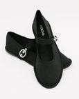 Fleta Buckle Flats in Black