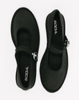 Fleta Buckle Flats in Black
