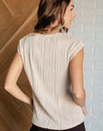 Flow With Me Embossed Top