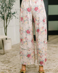 Follow the Flow Wide Leg Floral Bottoms
