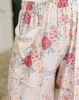 Follow the Flow Wide Leg Floral Bottoms