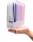 From Here to There Toiletry Travel Bottles in Lavender